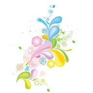 Colorful Floral Background N2