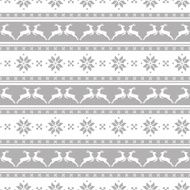Striped christmas pattern with deers Vector seamless background N2