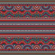 Abstract vector tribal ethnic pattern N23