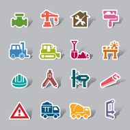 Construction Color Icon Label N2