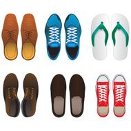 shoe vector set N2