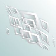abstract gray 3D rhombus pattern background