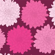 Beautiful seamless background with pink flowers N4