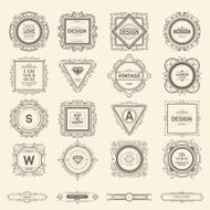 Monogram luxury logo template N6