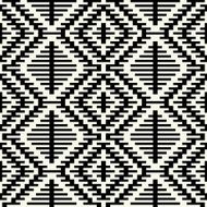 Trendy hipster Black and white pixel seamless pattern N7