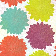 Beautiful seamless background with pink flowers N5