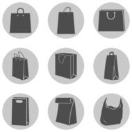 Vector Set of Shopping Bags Icons N13