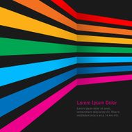 Rainbow stripes on dark background N4