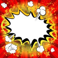Comic book blank background N5