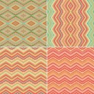 Set of seamless zigzag patterns N3
