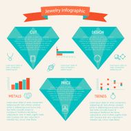 Jewelry icon infographic