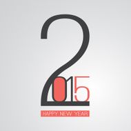 Retro New Year Card - 2015