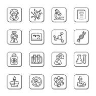 Science and Chemistry Doodle Icons N2