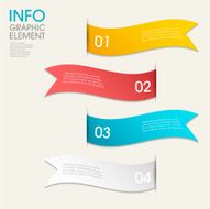modern vector abstract step lable infographic elements N40
