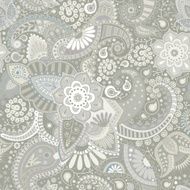Vector floral ethnic seamless N4