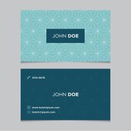 Business card template with background pattern N10