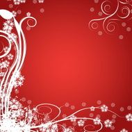 abstract winter vector background