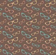seamless eyeglasses pattern N2