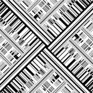 abstract black and white stripe pattern background N29