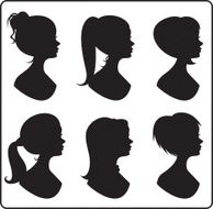 Woman silhouettes