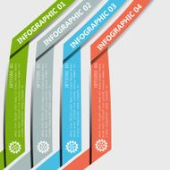 abstract color stripe banner for design N2