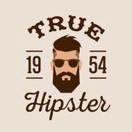 hipster retro badge