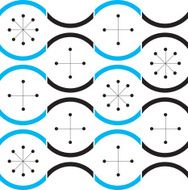 retro spectro pattern background vector illustration