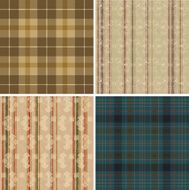 Collection of textile wallpapers