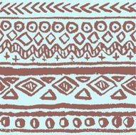 Abstract seamless ethnic pattern hand-painted N14