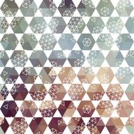 Retro pattern of geometric shapes N62