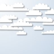 abstract white cloud pattern background