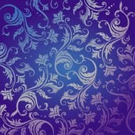 Vintage deep-blue ornament