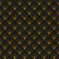 art deco sun rays