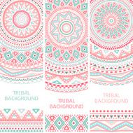 Tribal ethnic vintage banners N2