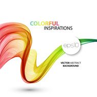 Abstract smoky waves background Template brochure design N50