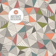 Triangle seamless pattern Vector illustration
