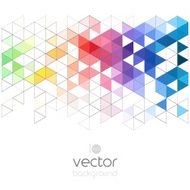 Vector abstract geometric banner with triangle N7