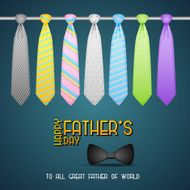 Father&#039;s Day Background with Tie N2