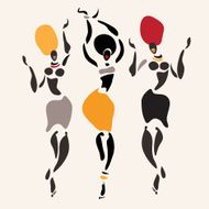 African silhouette set N28