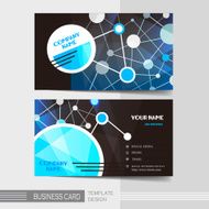 Modern business card template N19