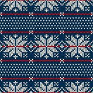 Winter Holiday sweater design on the wool knitted texture N5