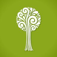 Stylized tree icon