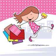 Girl shopping N12