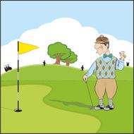 UNHAPPY GOLFER BACKGROUND