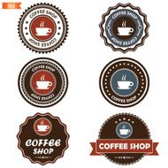 Coffee shop sign set N2
