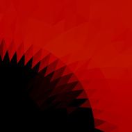 abstract red with black shape background