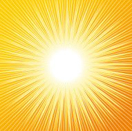 Retro Radial Sun Background