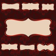 Frames on seamless background N4