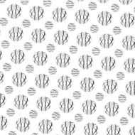 black and white abstract ring pattern background