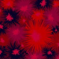 red abstract firework pattern background